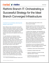 Orchestrate the Ideal Branch IT Infrastructure