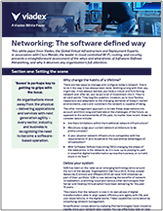 Networking: The software defined way